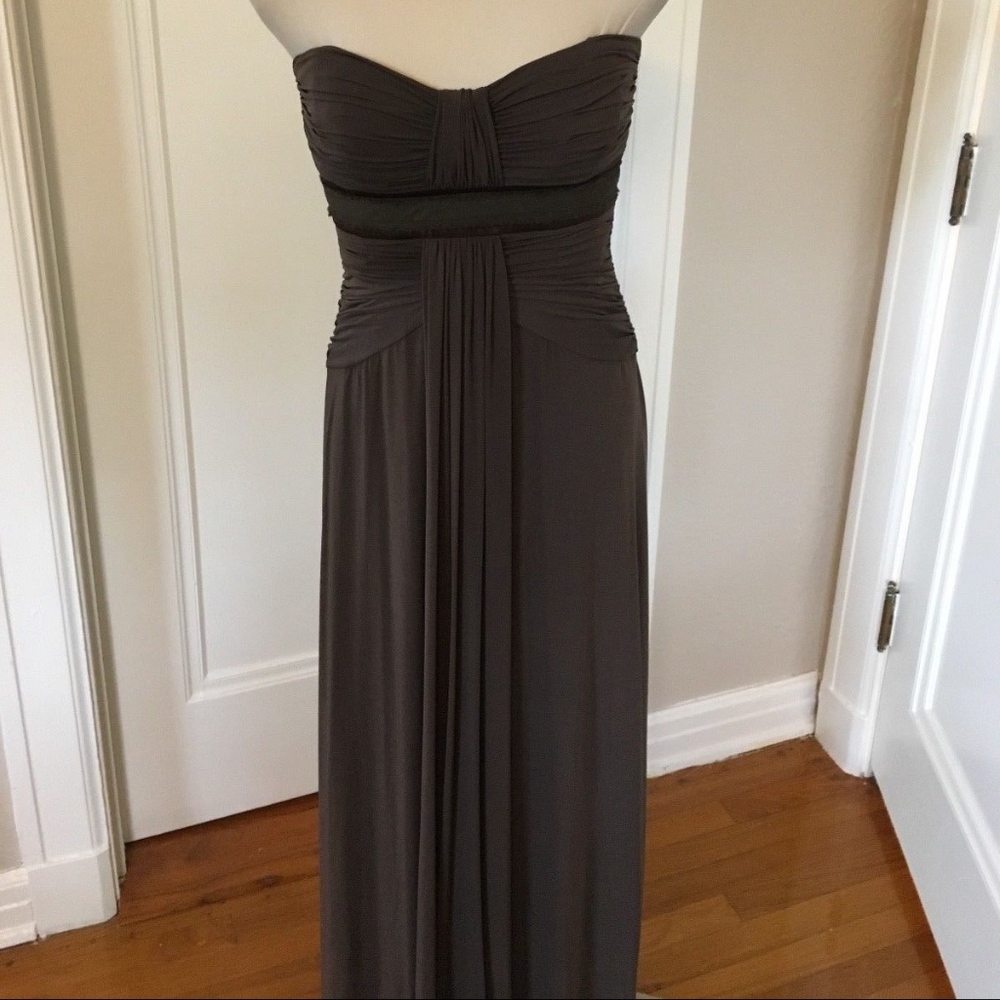 BCBGMAXAZRIA  Prom Dress Strapless formal long dress Wedding Guest